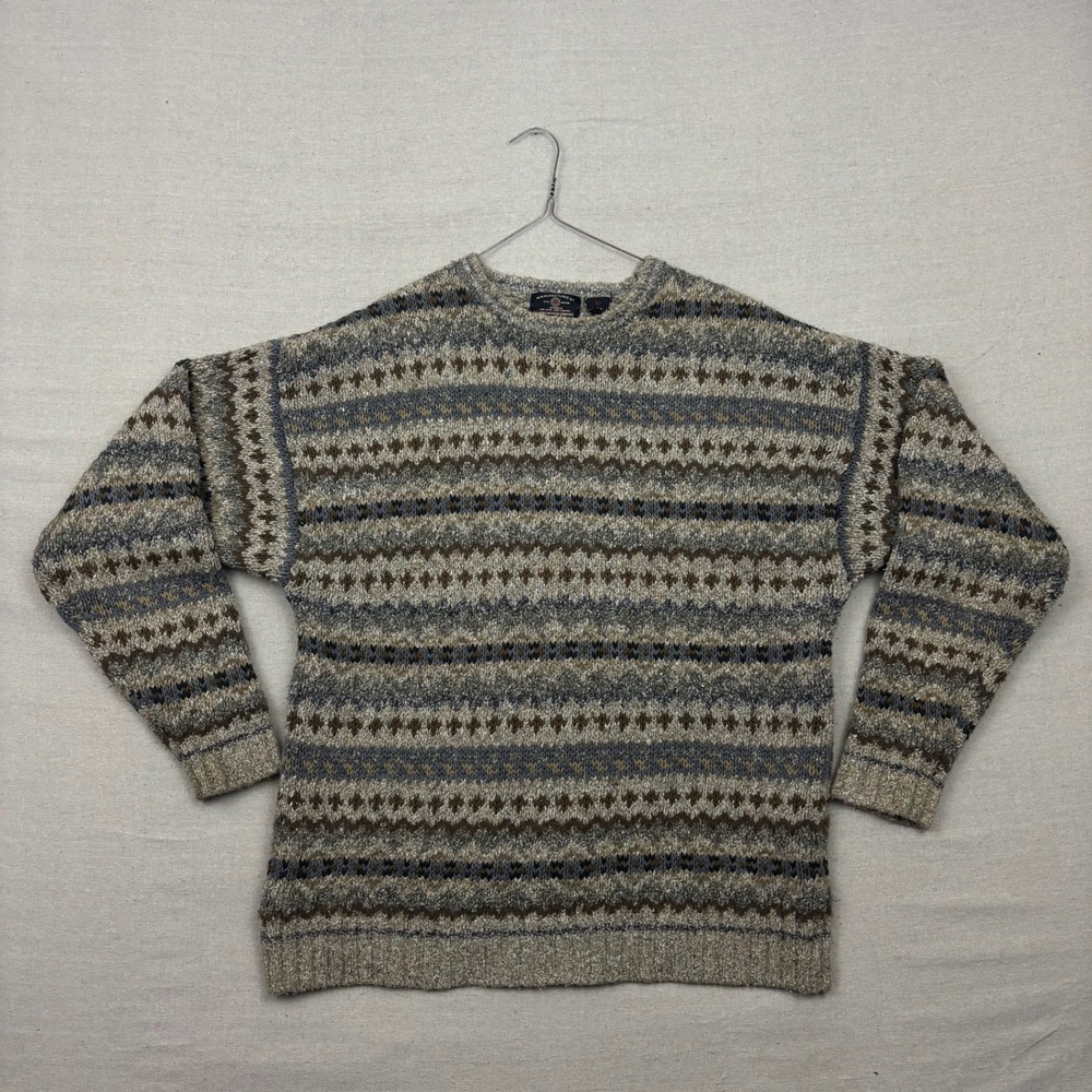 VTG American Eagle Outfitters‎ Wool Cotton Knit Sweater XL Crew Neck Pullover